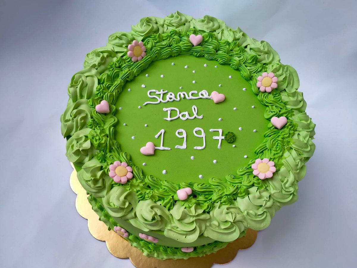Torta scenografica con frase