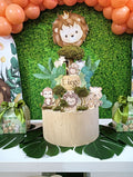 Torta animali della giungla