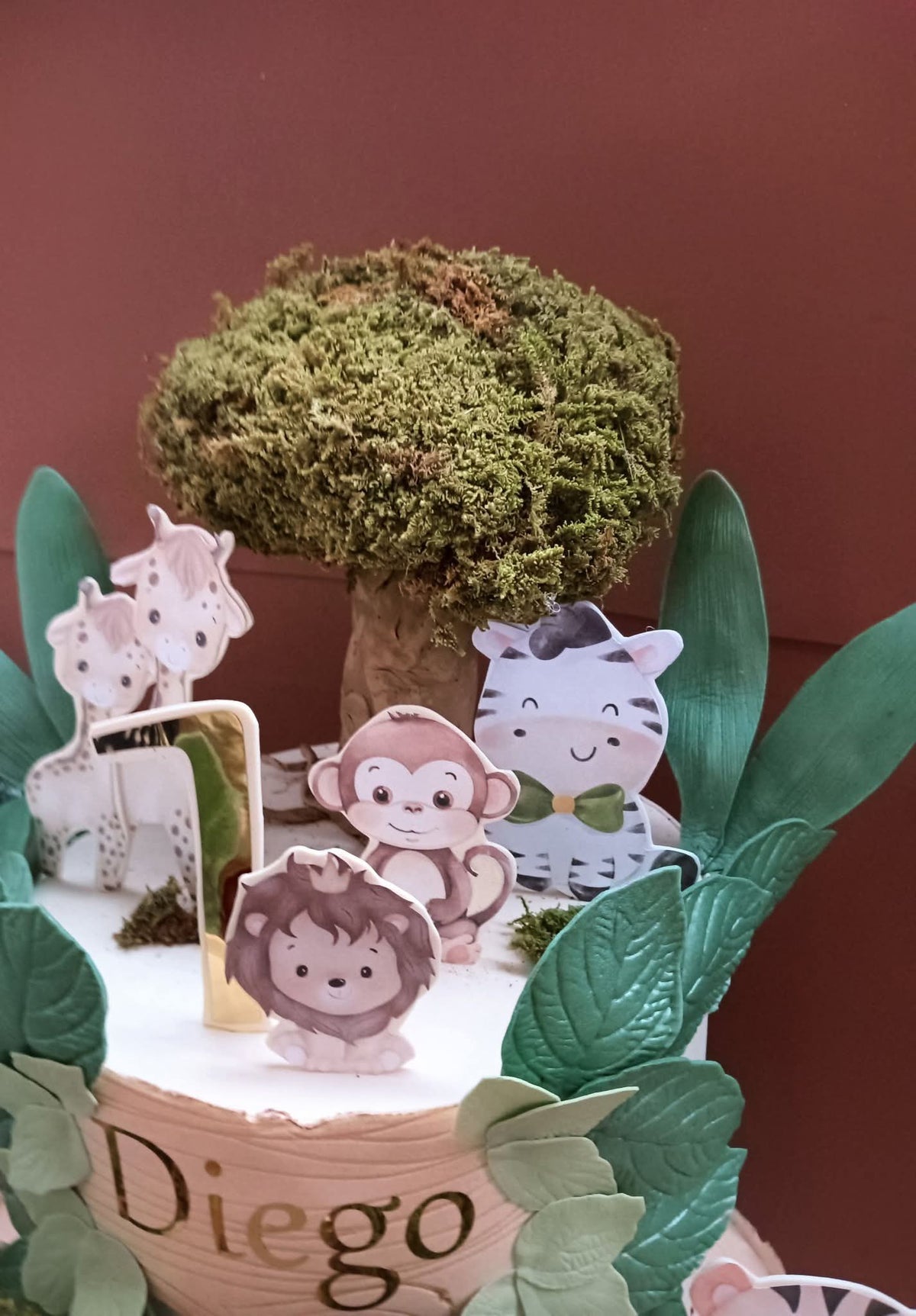 Torta animali della giungla