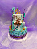 Torta scenografica sirenetta🧜🏻‍♀️